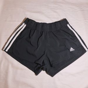 Adidas black climalite shorts, size small